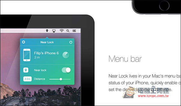 不需再輸入密碼！Near Lock實現用iPhone的指紋辨識與藍牙來解鎖Mac　專業版限時免費 - 電腦王阿達