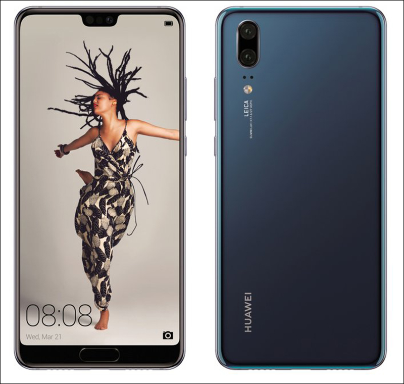 華為 Huawei P20 / P20 Pro / P20 Lite 全系列渲染圖曝光 - 電腦王阿達