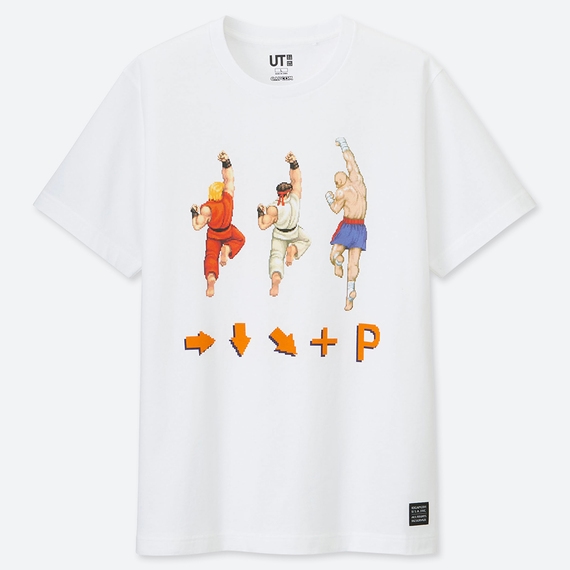 Uniqlo X《快打旋風》合作「 UT 」 展現遊戲經典畫面 - 電腦王阿達