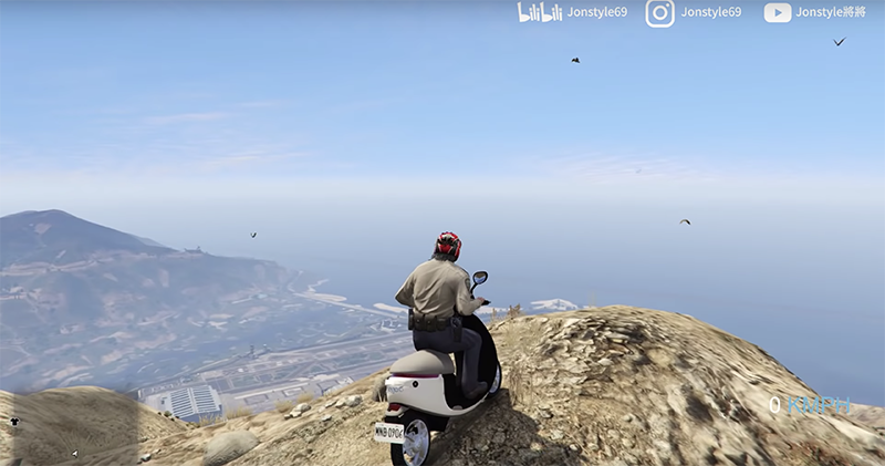 有人把 Gogoro 帶到 GTA5 「試乘」啦！越野、下水（？）樣樣來 - 電腦王阿達