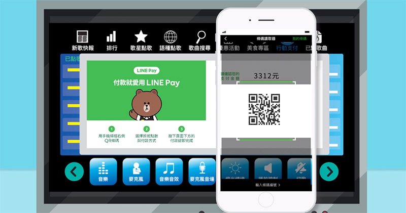 LINE Pay 開放支援錢櫃與好樂迪 KTV，唱歌還有好康回饋可以拿 - 電腦王阿達