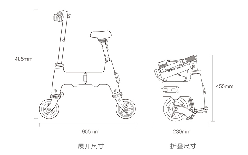 小米有品 HIMO 變形金剛主題折疊車 H1 推出，正版官方授權、 A3 超小收折體積 - 電腦王阿達