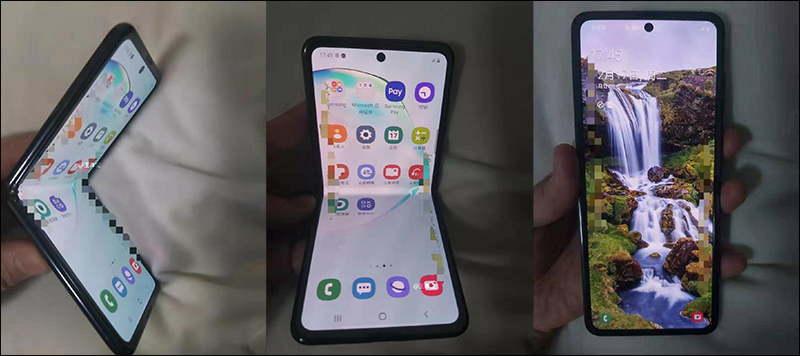 SAMSUNG 新款摺疊螢幕手機 實機曝光！採用翻蓋式設計 - 電腦王阿達