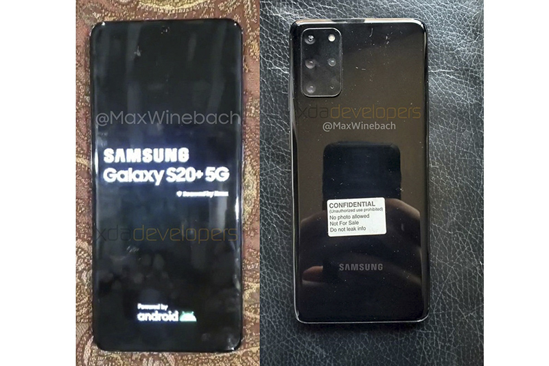 Galaxy S20+ 5G 實機照洩漏，相機陣列造型令人感動（？） - 電腦王阿達