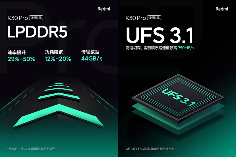 紅米 Redmi K30 Pro 高通 S865 處理器旗艦 5G 手機將於 3/24 線上發表：彈出式前相機真全螢幕、四鏡頭主相機 - 電腦王阿達