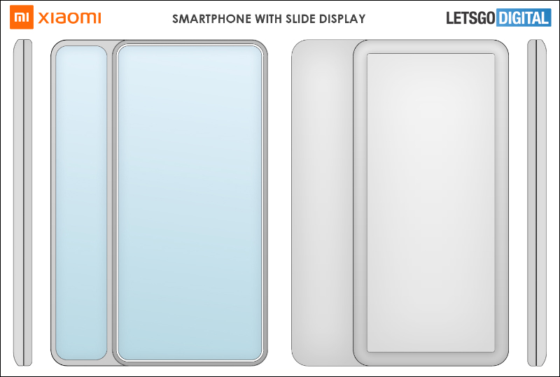 小米雙向側滑蓋手機專利曝光：採左右滑蓋，主螢幕下方還有副螢幕和前置相機 - 電腦王阿達