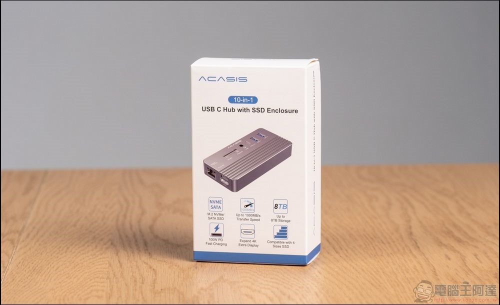 ACASIS 10-in-1 SSD 集線盒開箱 - 02