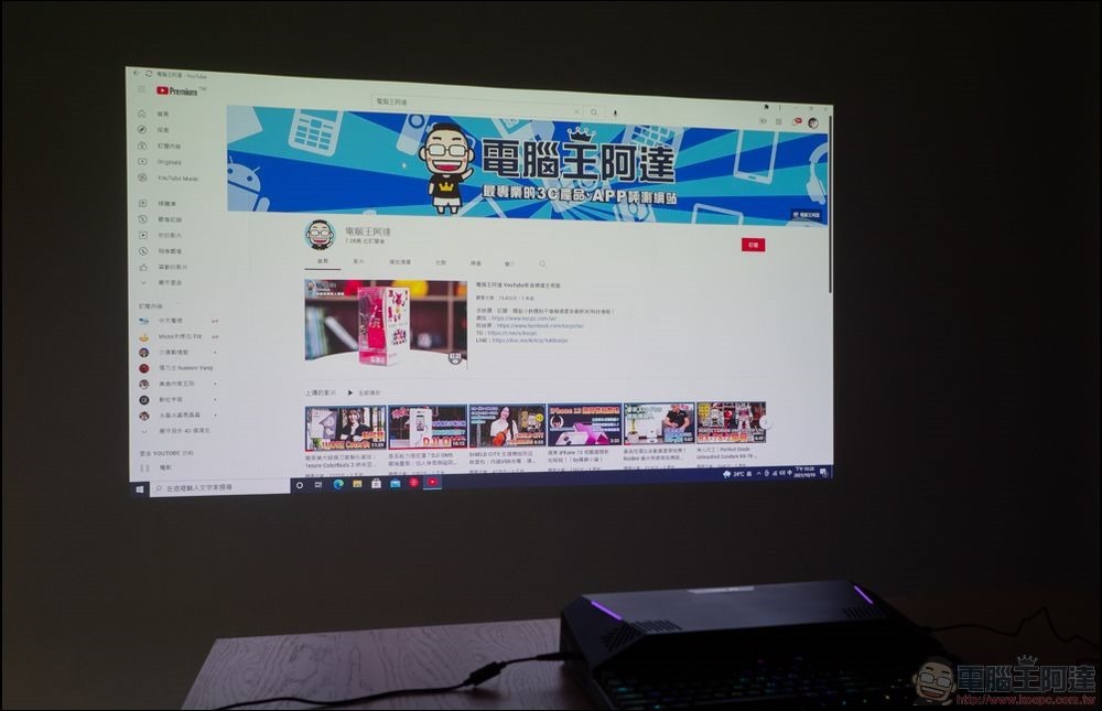 SHOBOX 全能 PC 投影機 開箱 - 35