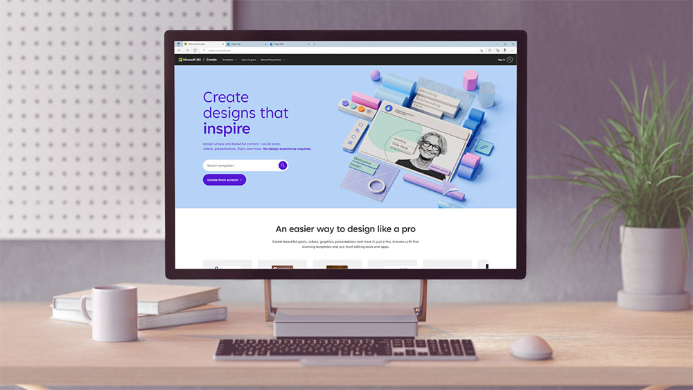 Microsoft Create 網站開放預覽，內容創作應用大集結還提供數千款範本 - 電腦王阿達