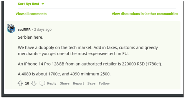 NVIDIA GeForce RTX 4070 Ti 已在塞爾維亞偷偷開賣，但價格有誇張到 - 電腦王阿達