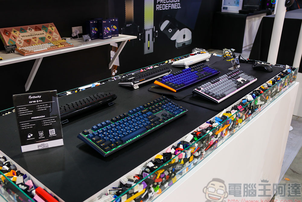 Ducky 展出首款四模機械鍵盤、8K 鍵鼠與 ProjectD 客製化鍵盤模組 - 電腦王阿達