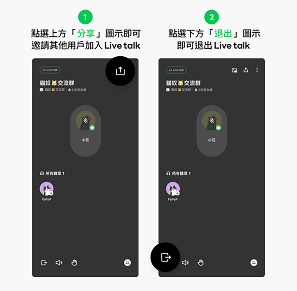 LINE 社群推出「Live talk」新功能！邀社群成員一起群聊吧 - 電腦王阿達