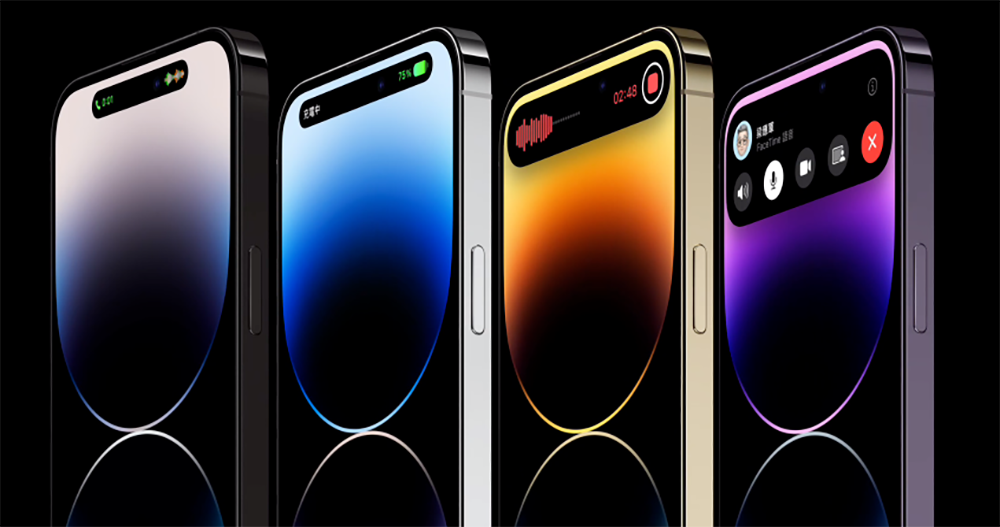 iPhone 15 Pro 新的鈦灰色與藍色