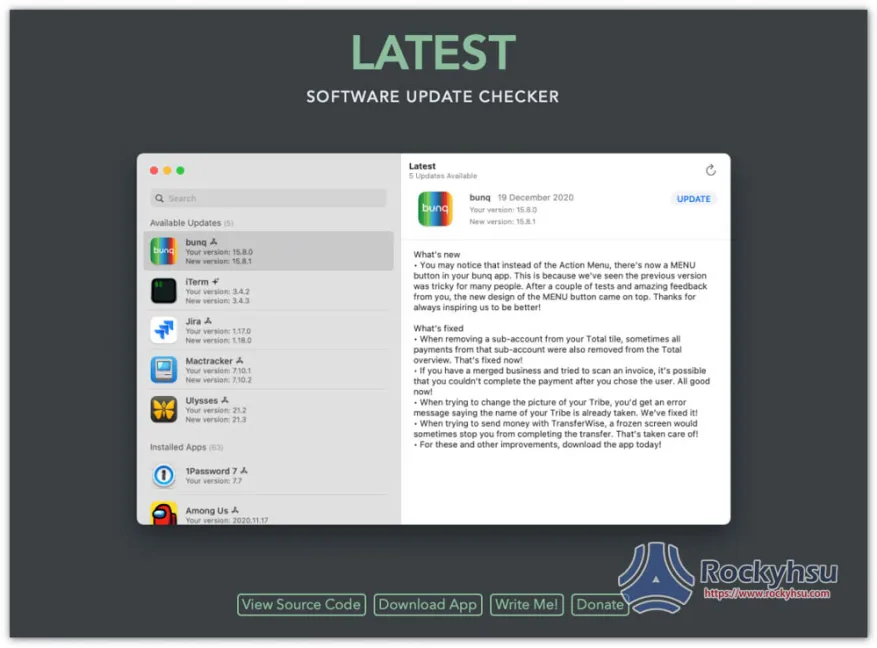 LATEST 追蹤 Mac 已安裝軟體是否有新版，並提供一鍵更新全部功能 - 電腦王阿達