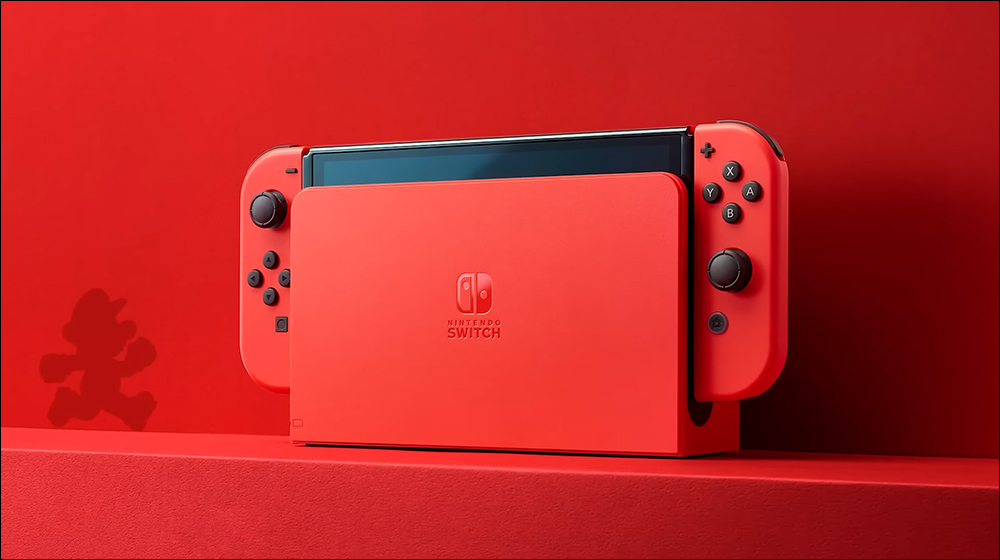 任天堂 Nintendo Switch OLED 新款主機「瑪利歐亮麗紅」將於 10 月發售 - 電腦王阿達