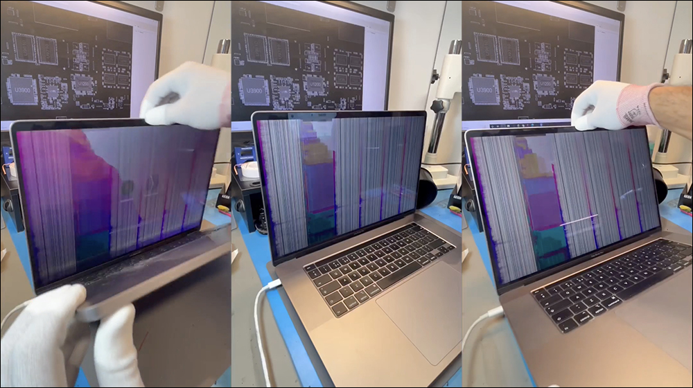多款 MacBook Pro 螢幕爆發紫色直線災情，兇手可能是「灰塵」 - 電腦王阿達