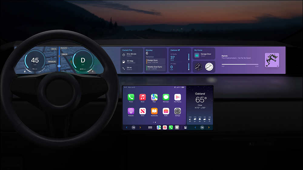 新一代 Apple CarPlay 官方仍列為「2023 年底稍晚公布」， 5 項值得期待的全新功能 - 電腦王阿達