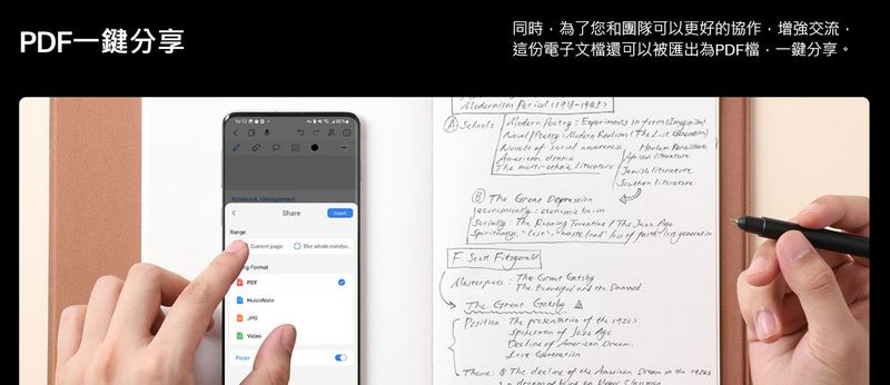 可當筆記本也能當繪圖板的智慧數位本「Huion Note」 筆記還能同步到手機 - 電腦王阿達