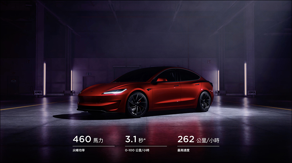Tesla Model 3 Performance 煥新版於全球發表，零百加速 3.1 秒！台灣同步上市，售價 233.79 萬元 - 電腦王阿達