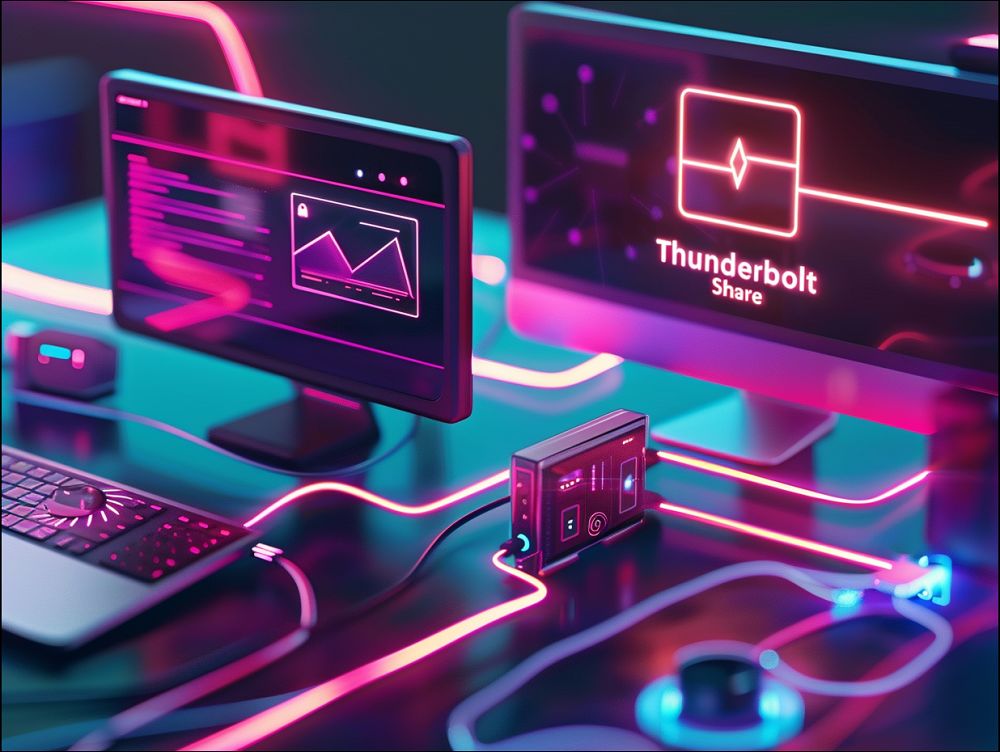 英特爾推出全新 Thunderbolt™ Share 軟體解決方案實現PC間高速傳輸 - 電腦王阿達