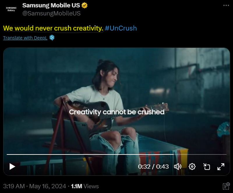 三星新廣告嘲諷蘋果 M4 iPad Pro 廣告遭網友砲轟 - 電腦王阿達