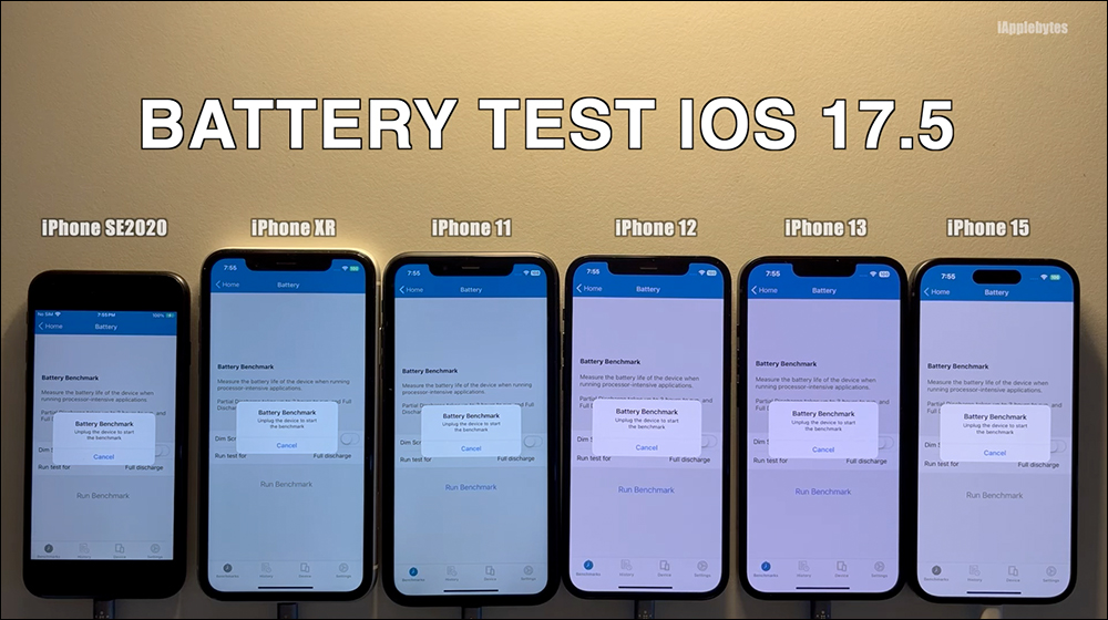 iOS 17.5 電池續航實測結果出爐：大多數 iPhone 續航都有進步 - 電腦王阿達