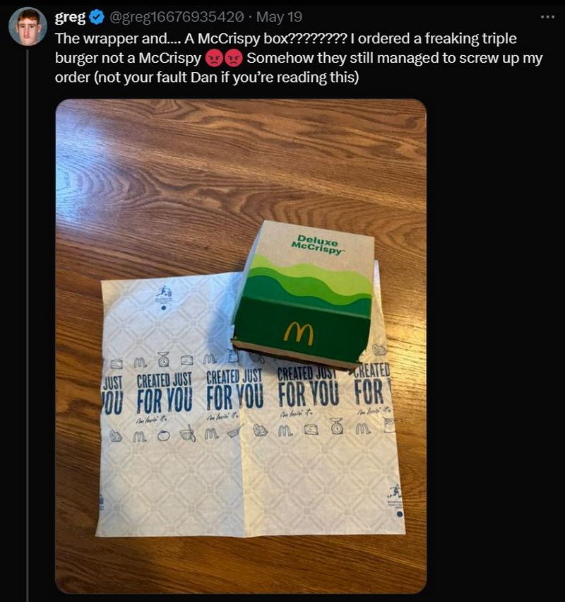 網友測試外送點麥當勞漢堡選「什麼都不要」，結果拿到了這個！ - 電腦王阿達