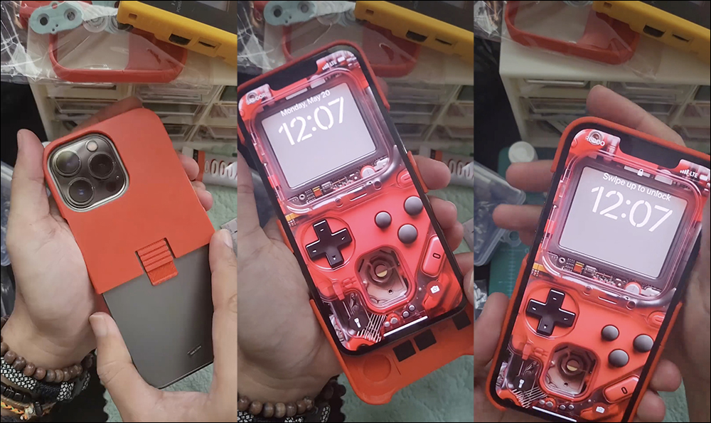 設計師開發 iPhone Gameboy 手機殼 WeirdBoy ， 1 步反裝達到更真實的 Gameboy 遊戲體驗 - 電腦王阿達