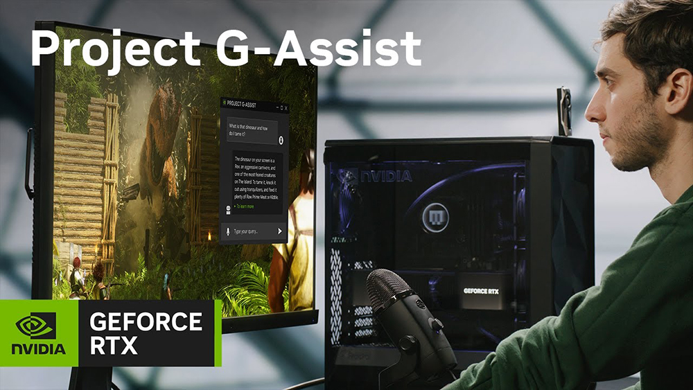 NVIDIA 推出專為玩家打造的 AI 即時助手「Project G-Assist」，幫助你輕鬆攻略遊戲 - 電腦王阿達