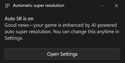 微軟推出「Automatic Super Resolution」功能，透過 AI 自動提升遊戲畫質和順暢度 - 電腦王阿達