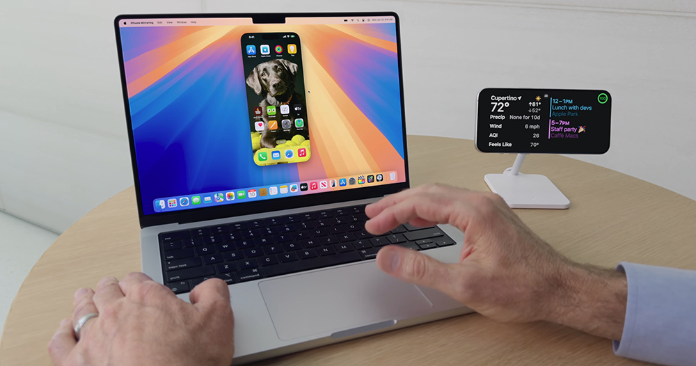 macOS Sequoia 不僅讓你的 Mac 有蘋果智慧（AI）還能遙控玩 iPhone - 電腦王阿達