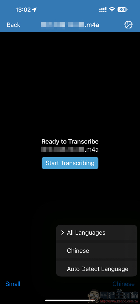 AI 轉錄工具 MacWhisper 登陸 iOS 測試版動手玩，一樣可以載入本地語言模型！ - 電腦王阿達