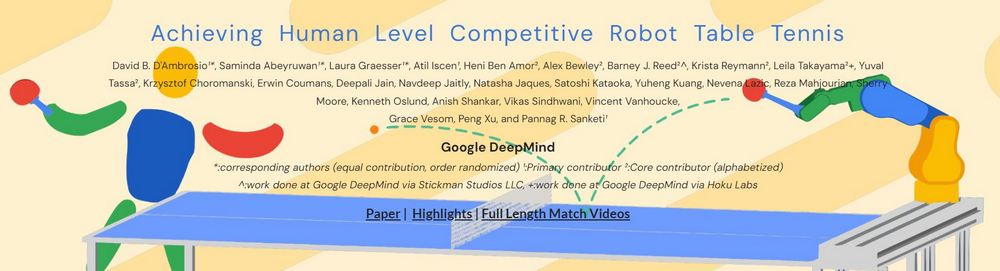 Google DeepMind打造出達到業餘人類水平的 AI 乒乓球機器人 - 電腦王阿達