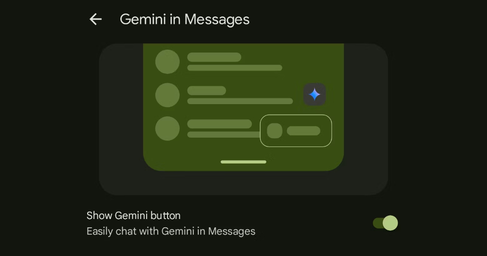 Google Messages 終於提供讓你向 Gemini AI 說「不」的權力 - 電腦王阿達