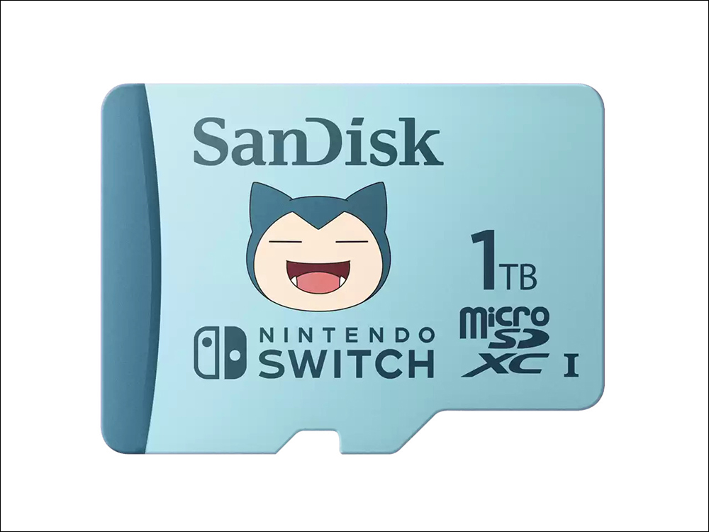 SanDisk 推出全新寶可夢聯名款 microSD 卡，1TB 超大容量卡比獸卡登場！ - 電腦王阿達