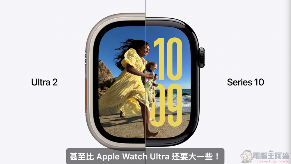 螢幕尺寸超越 Ultra！更薄新設計的 Apple Watch Series 10 登場（還有 Apple Watch Ultra 2 新色） - 電腦王阿達