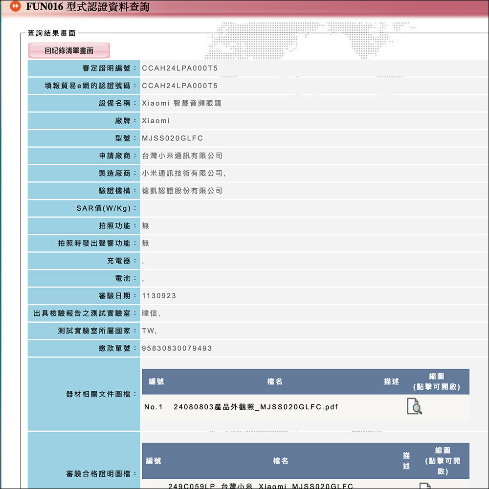 小米 Xiaomi 智慧音頻眼鏡通過 NCC 認證，未來不排除有機會在台灣推出 - 電腦王阿達