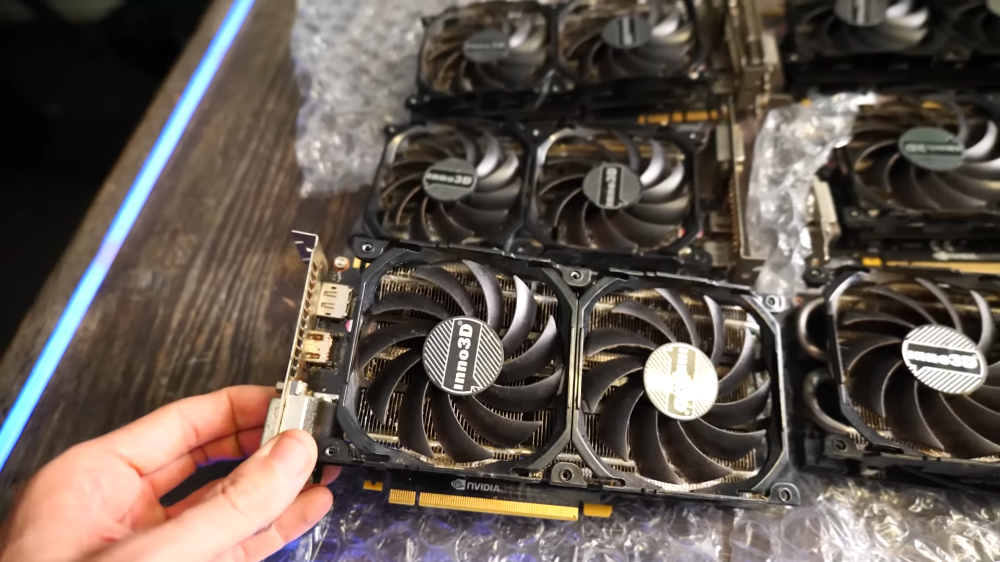 這人也太幸運！只花 100 美元從礦場買 10 張 GTX 1070 顯卡，9 張能正常運行 - 電腦王阿達