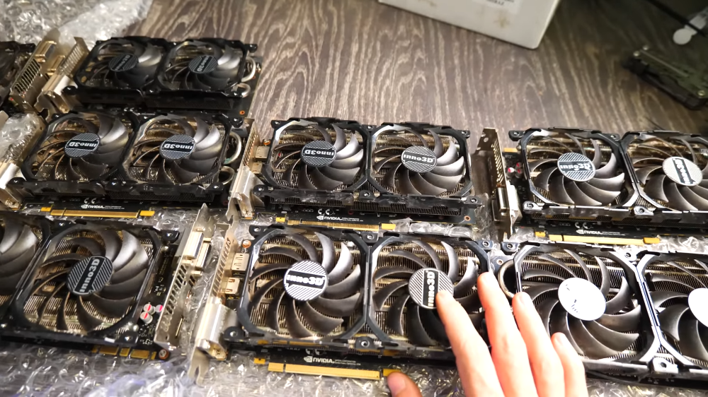 這人也太幸運！只花 100 美元從礦場買 10 張 GTX 1070 顯卡，9 張能正常運行 - 電腦王阿達