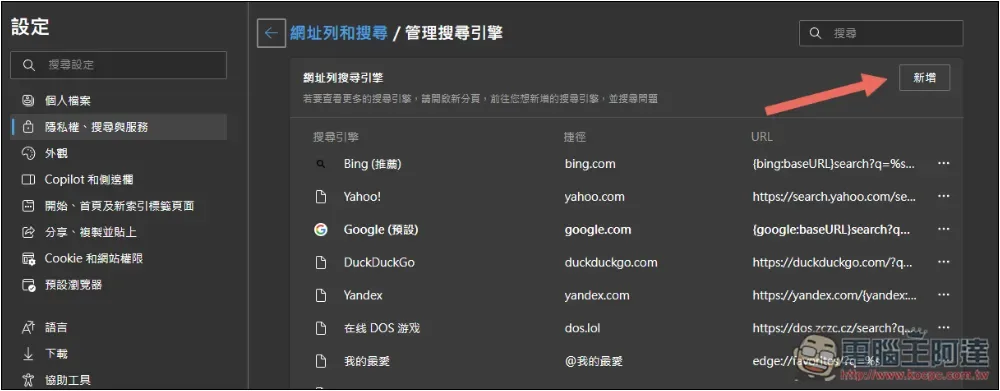 如何將瀏覽器搜尋引擎設定成 ChatGPT Search？Chrome、Edge、Firefox 一次告訴你 - 電腦王阿達