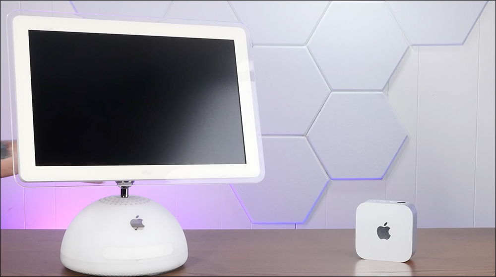 M4 Mac mini 又一瘋狂改造，這次改裝在 22 年前的 iMac G4 - 電腦王阿達